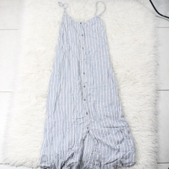 Billabong Ocean Sail Striped Maxi Dress Size Xs - Picture 3 of 3